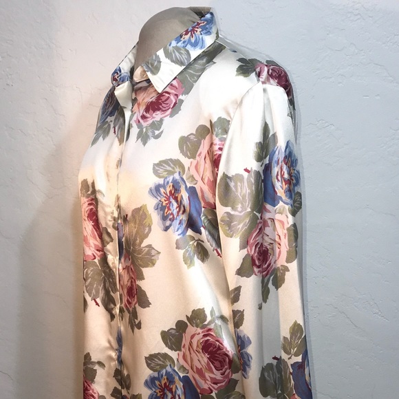 Ms RUSS Made in USA 18W Satin Blouse - Picture 4 of 8